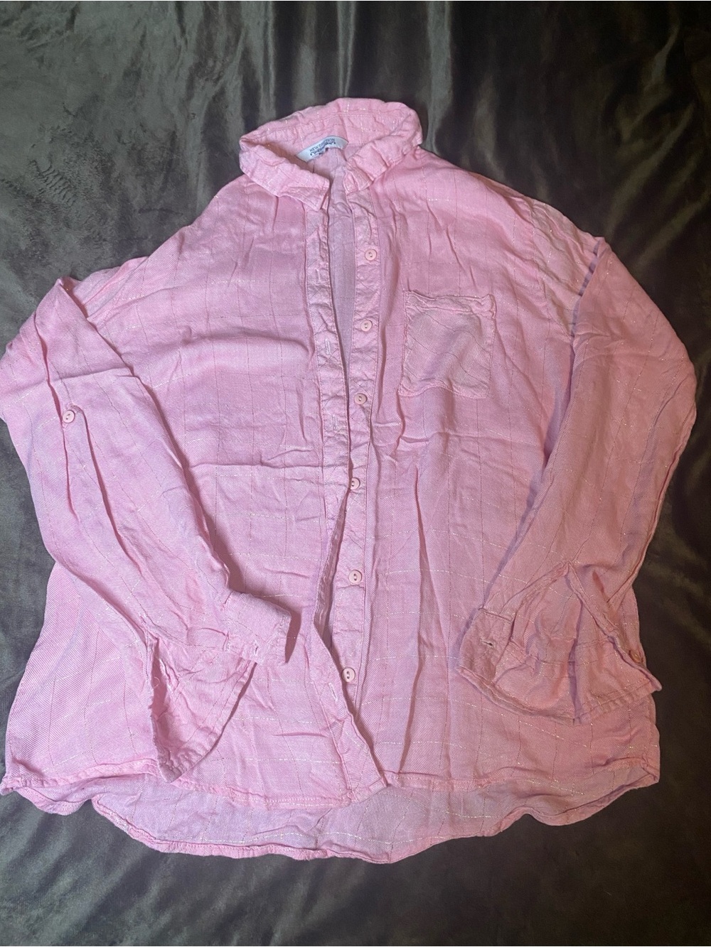 new directions Light Pink Button-Down Shirt